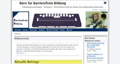 Desktop Screenshot of bf-bildung.de